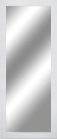 Specchio rettangolare Serie 2080 in legno bianco 70 x 180 cm