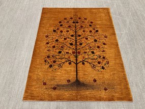 Loribaft Tappeto 200x150 Giallo (Iran) Annodato A Mano