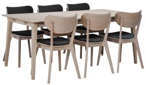 Tavolo da pranzo in rovere laccato opaco , 180 x 90 cm Filippa - Rowico