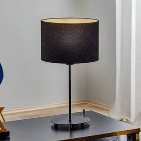 Duolla Lampada da tavolo Golden Roller H 50cm nero/oro