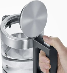 Severin WK 3472 - Bollitore elettrico rapido 0,5 l 1100W/230V acciaio inox/vetro