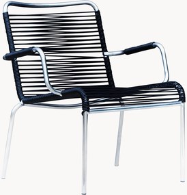 Set di 2 poltroncine da giardino fatte a mano Mya Spaghetti, impilabili