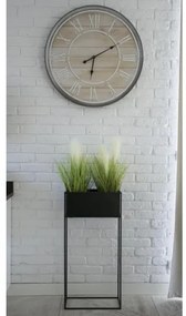 Portafiori 90x44 cm nero