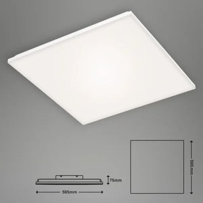 Briloner 7376-216 - Pannello LED a montaggio superficiale FRAMELESS LED/38W/230V 59,5x59,5 cm