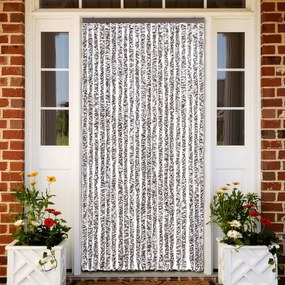 Zanzariera Marrone E Beige 90x200 Cm Ciniglia /