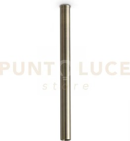 Look led round applique d.3cm 5w on-off 600 lm 3000 k 40cm ottone