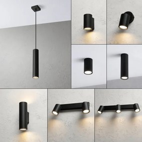 Brilagi - Lampada a sospensione su cavo CRISPINA 1xGU10/10W/230V nero