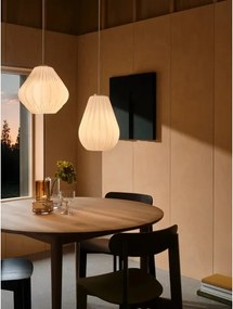 Nordlux - Lampada a sospensione SALLINO con cavo 1xE27/15W/230V Ø 24 cm bianca