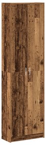 Armadio  in legno vecchio 55x25x189 cm legno ingenerizzato