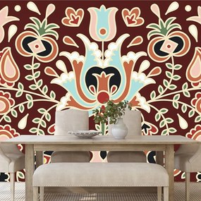 Carta da parati – Ornamento popolare