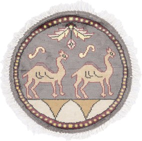 Agra Tappeto orientale 50 x 50 (Indian) Annodato A Mano
