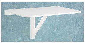 Tavolo da parete pieghevole bianco , 56 x 80 cm Trento - Støraa
