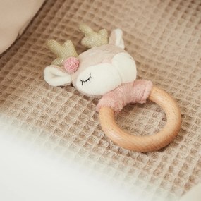 Bieco - Giocattolo motorio con sonaglio - cerbiatto Ella