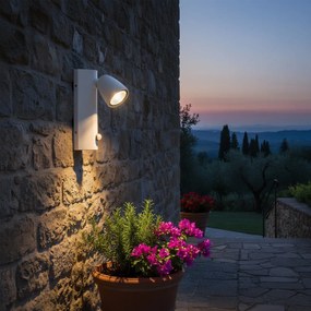 Applique da Esterno GU10 IP65 con Sensore Movimento AXIS - Bianca