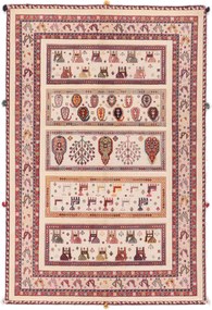 Kilim Tappeto 200 x 130 (Iran) Tessuto A Mano