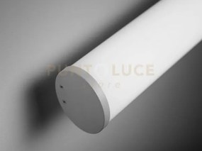 Pirgos lampada tubo cilindrico da parete/soffitto 100 cm bianco in ...