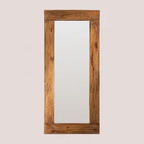 Specchio in legno riciclato (178,5x79 cm) Drev Legno Riciclato - Sklum
