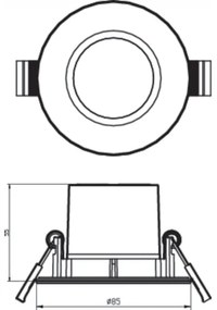 Philips - PACCO 3x Lampade da bagno LED dimmerabili LED/5W/230V 2700K IP65