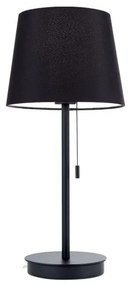 Orion LA 4-1205/1 - Lampada da tavolo con porta USB LUDWIG 1xE27/40W/230V nero
