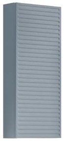 Pensile bagno Pixel laccato opaco indaco, 1 anta apertura da sinistra P 17 x L 30 x H 80 cm