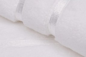 Set di 2 asciugamani in cotone bianco , 50 x 90 cm Dolce - Foutastic