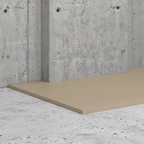 Kamalu - Piatto doccia pietra 90x140 beige scuro | KAM-CP100