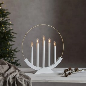 Decorazione luminosa bianca natalizia Brace - Star Trading