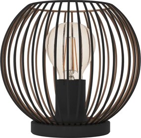 Eglo 901872 - Lampada da tavolo ALMANZORA 1xE27/60W/230V nera