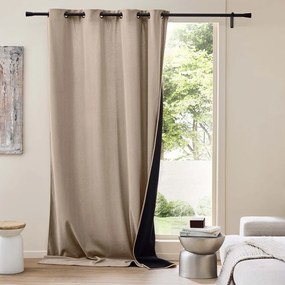 Tenda termoisolante marrone in velluto a coste 140x260 cm Madison – douceur d'intérieur