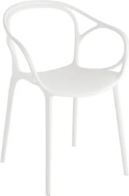 Sedia in polipropilene Bianco per interni ed esterni - HUG 2 sedie