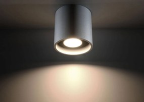Plafoniera da Soffitto in Alluminio ORBIS 1 GU10 Grigia da interno