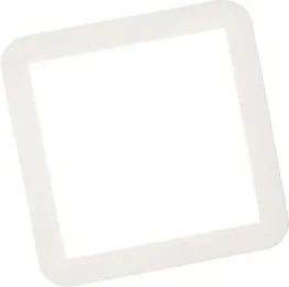 Plafoniera bianca 22,5 cm con LED dimmerabile a 3 livelli IP44 - Steve