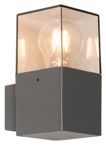 Lampada da parete per esterni moderna grigio scuro IP44 - Denmark