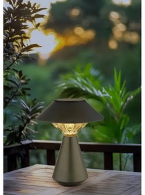 Globo 36639A - Lampada solare LED 10xLED/0,06W/1,2V IP44 nero