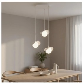 Lampadario sospeso su cavo RITUAL 3xG9/8W/230V bianco