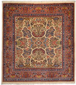 Sarouk Tappeto persiano 230 x 220 Beige (Iran) Annodato A Mano