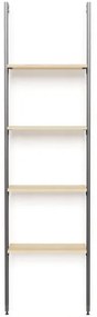 Kit cabina armadio PROJECT KIT SCAFFALE 4R 55X33CM INDUS in alluminio 60 x 220 x 33 cm marrone/antracite