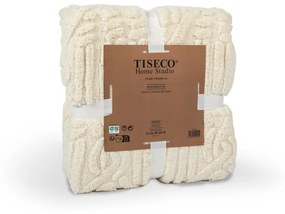 Coperta bianca/beige in micropile 150x200 cm Rena – Tiseco Home Studio