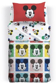 Copriletto Primaverile   Mickey Colors   in Cotone Cartoons