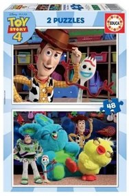 Set di 2 Puzzle   Toy Story Ready to play         48 Pezzi 28 x 20 cm