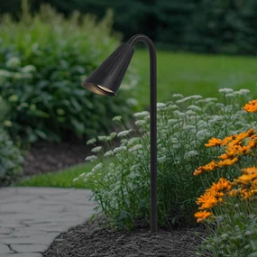 Lindby lampada con picchetto Sorvete, nero, metallo, altezza 62 cm