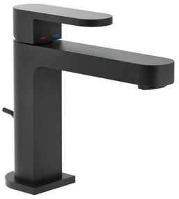 Rubinetto per lavabo getto aerato UP nero verniciato a polvere opaco NOBILI H 15.3 cm
