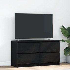 Mobile Porta Tv Nero 100x35x54 Cm İn Legno Multistrato /