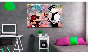 Quadro Banksy  Colourful Brick  Colore colorful, Dimensioni e Misure 120x80