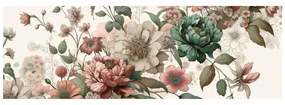Quadro su tela – Motivo floreale vintage