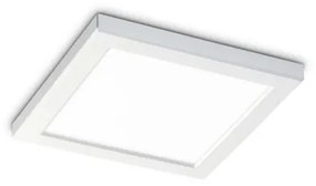 Lampada da soffitto aura pl square 3000k bianco