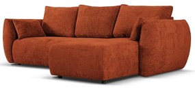 Divano angolare arancione (angolo destro) Matera - Cosmopolitan Design