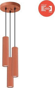 Brilagi - Lampadario a cavo CRESTO 3xGU10/10W/230V rosso
