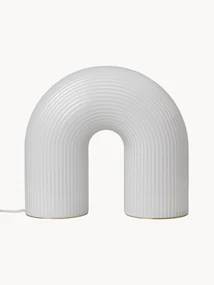Lampada da tavolo a LED con luce regolabile con struttura rigata Vuelta, varie misure