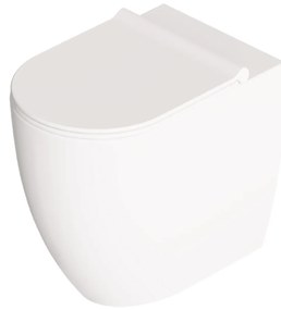 Wc a Terra Senza Brida Alice Ceramica "Form" Bianco Opaco